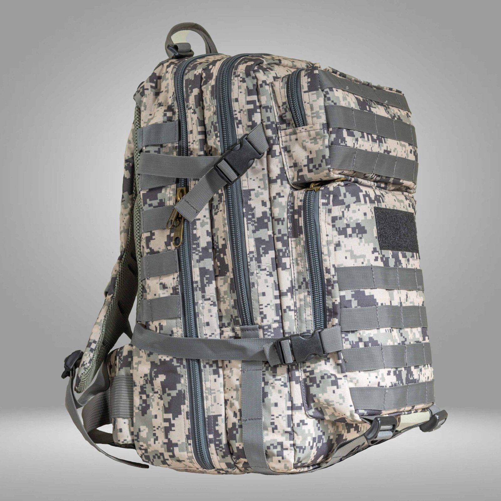 morral táctico camuflado gris 32 litros morral táctico camuflado gris 32 litros