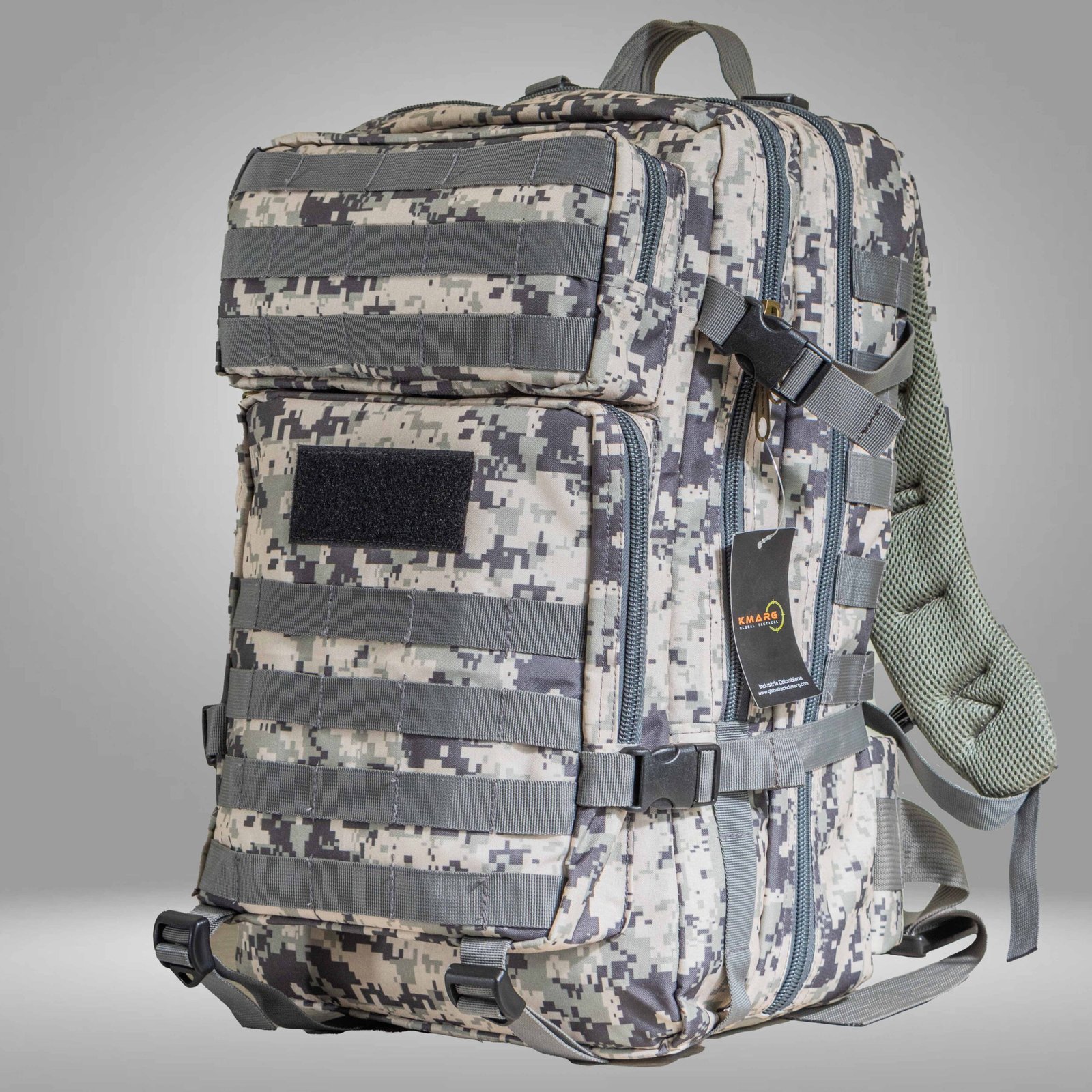 morral táctico camuflado gris 32 litros morral táctico camuflado gris 32 litros