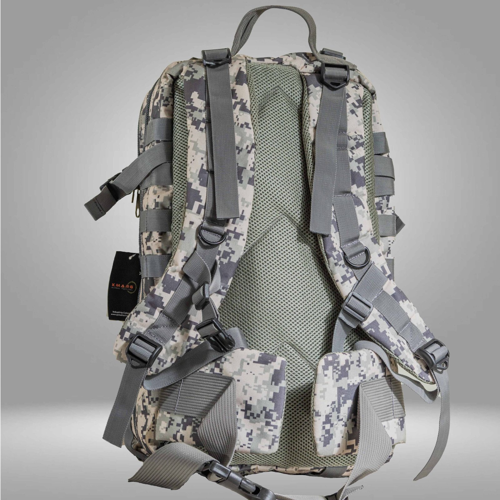 morral táctico camuflado gris 32 litros morral táctico camuflado gris 32 litros