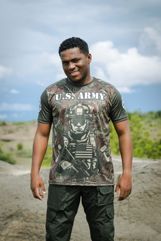 Inicio Camisetas verde camuflada